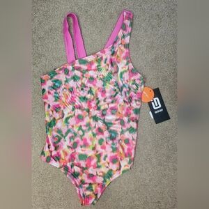 Ideology Floral Print One Piece Swimsuit